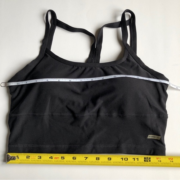 NEW Cami Bralette Racerback Straps Removable Pads Small Black Women NWOT - Picture 9 of 16